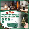 Touch Light Switch Christmas Tree Shaped Decoration Pendant Universal 3-Pin