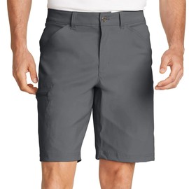 Eddie Bauer Men’s UPF 50+ Classic Fit Stretch Lightweight Tech Short (Gray, 36)
