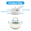 Kyuionty 4 Pack 2 Inch Flush Pull Slam Latch, Plastic