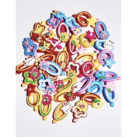 Drishti® mini Claw Hair Clips for Kids (Random Design) - Pack of 24 Pcs