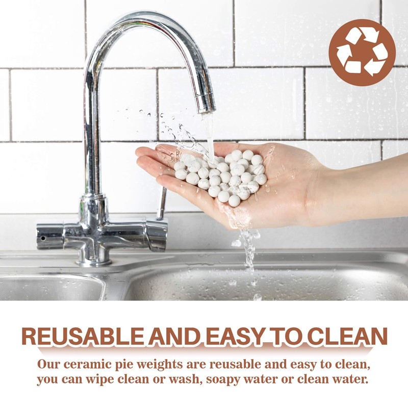 Sukh 0.94LB Pie Weights for Baking - Pie Crust Weights