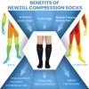 NEWZILL Medical Compression Socks for Women & Men Circulation 20-30
