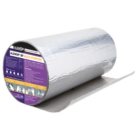 Alenor Butyl Rubber Aluminum Tape 8" inch W x 10 Feet - Wall Crack Roof Leaks Waterproof Heat Resistant Tape - Perfect Sealing Patching Hot Cold Air Ducts - Wood Metal Plastic Glass Repair