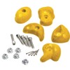 Climbing Wall Holds Pack of 10 High Grip Poly Resin