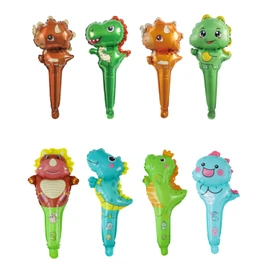 Motto Collection 16 Pcs Hand Balloons, Hand Held, Aluminum Film Balloons, Children, Simulation Shops, Birthdays, Handheld, Petite Gifts, Giveaways, Parties, Party Supplies, Events, Celebrations
