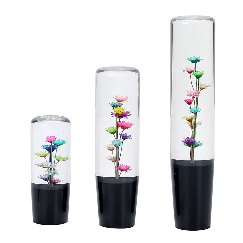 Crystal Shift Knob Underwater Flower Showa Retro Japanese General Purpose
