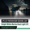 transmotor2014 2Pk 24LED Led Pontoon Boat Docking Light Bright White