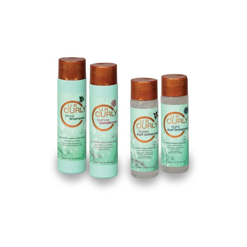 U R Curly Soya Shampoo, 10 Ounce
