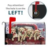 Kawani Merry Christmas Mailbox Covers with Magnetic Standard Size 21x18