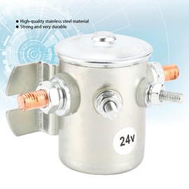 200A Continuous Solenoid Relay Fits Hydraulic Motor Starter Relay Normally Open Solenoid Fits Waterproof Hydraulic Motor Starter Relay 24V DC