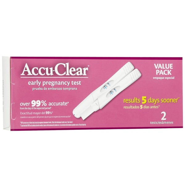 Accu-Clear Accu Clear Early Pregnancy Test, 2 each