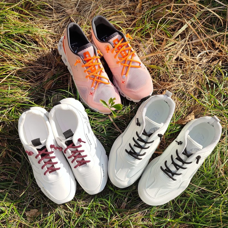 NDTEZUGT 3 Pairs Elastic No Tie Shoe Laces, Stretch Round