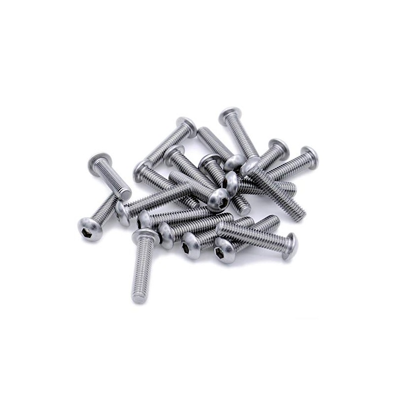 M4 (4mm x 35mm) Hex Socket Button Machine Screw (Bolt)