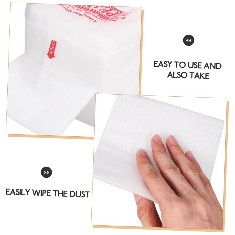 FUNOMOCYA 90pcs Lens Cleaning Wipes Dry Electronic Wipes Small Bulk