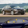 Cahuczlhoz For 2018-2022 2023 2024 Toyota Camry Window Trim Chrome