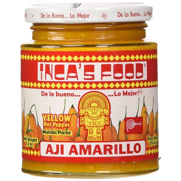 Inca's Food Aji Amarillo Paste - Hot Yellow Pepper Paste,