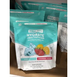 TruLabs Hydrate + Multivitamin Electrolyte Drink Mix , 30 Count