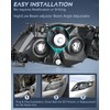 Nilight Headlight Assembly Compatible with 2009 2010 Toyota Corolla XLE/LE/Base