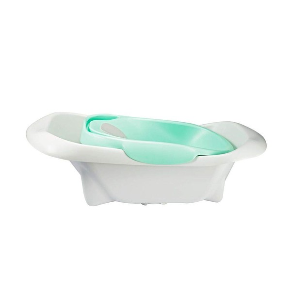 The First Years 4 in 1 Warming Comfort Tub - Convertible Baby Bathtub for Newborns, Infants, and Toddlers - Baby Bath Essentials - Ages 0 Months and Up