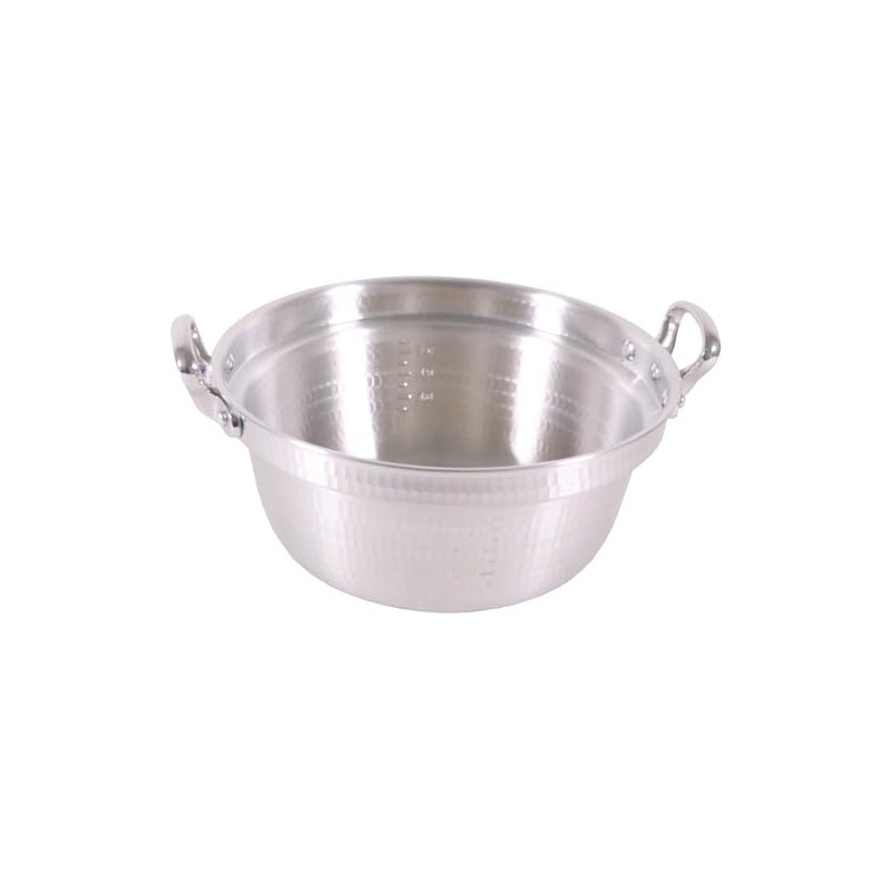 NAKAO Aluminum King Hammered Cooking Pot (with scale) 9.4 inches