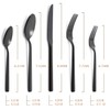 Kelenfer Hand Forged Stainless Steel Flatware Set Silverware Set Cutlery