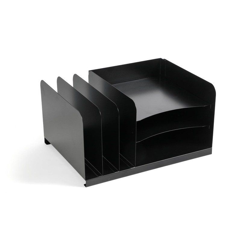 Huron Desktop File Organizer Combo Vert 3 Slot/Horz 3 Slot,
