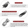 sourcing map 5pcs Brad Point Drill Bit 6mm (15/64") Dia