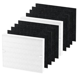 AP-1512HH Air Purifier Filter Replacement compatible with Coway Airmega AP-1512HH and 200M Air Purifiers 0.1 μm Particles Absorber Filter 2 Pack HEPA Filter and 8 Carbon Pre-Filters and Clear Tool