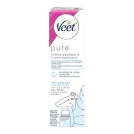 Veet Body Curv Crema Depilatoria Áxilas y Área del Bikini Piel Sensible Envase 100 ml