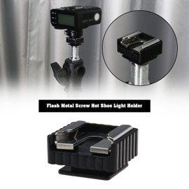The Lord of the Tools 2PCS Flash Hot Shoe Mount Adapter to 1/4 Thread Hole with 1/4"-20 Male to 1/4"-20 Male Tripod Screw Adapter Compatible with Canon 580EXII/580EX/430EXII/430EX