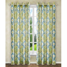 Ellis Cortina Toscana Lined Panel, 50 x 63 Panel, Azul, 1 uds. por Paquete