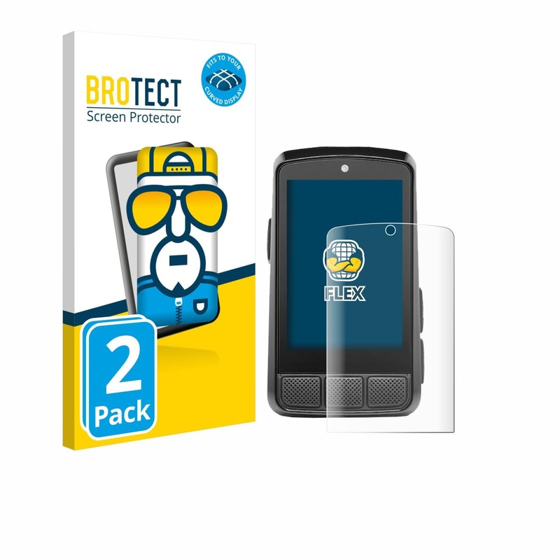 brotect 3D Curved Screen Protector compatible with Wahoo Elemnt Bolt