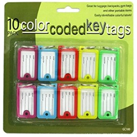 Kole Imports Color Coded Key Tags
