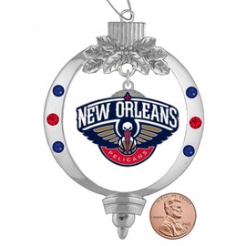 New Orleans Pelicans Christmas Ornament