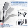 YDmeet Shower Head Holder, Adjustable Handheld Brass Shower Head Bracket,