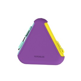 YOYOISLES Air2 Series Mini Case, Small Case, Accessories, Cable, Mini Pouch, Triangle, Coin Case, Coin Purse, Mini Wallet, Lightweight, Thin, Colorful, Midnight Purple 271