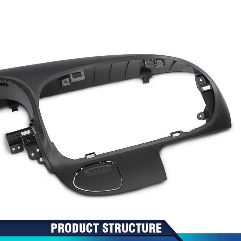 PIT66 Black Dash Pad Bezel Compatible with Ford F150 1997-2003/