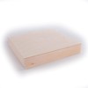 Small Square Decorative Wooden Box with Lid & Bolt Closure