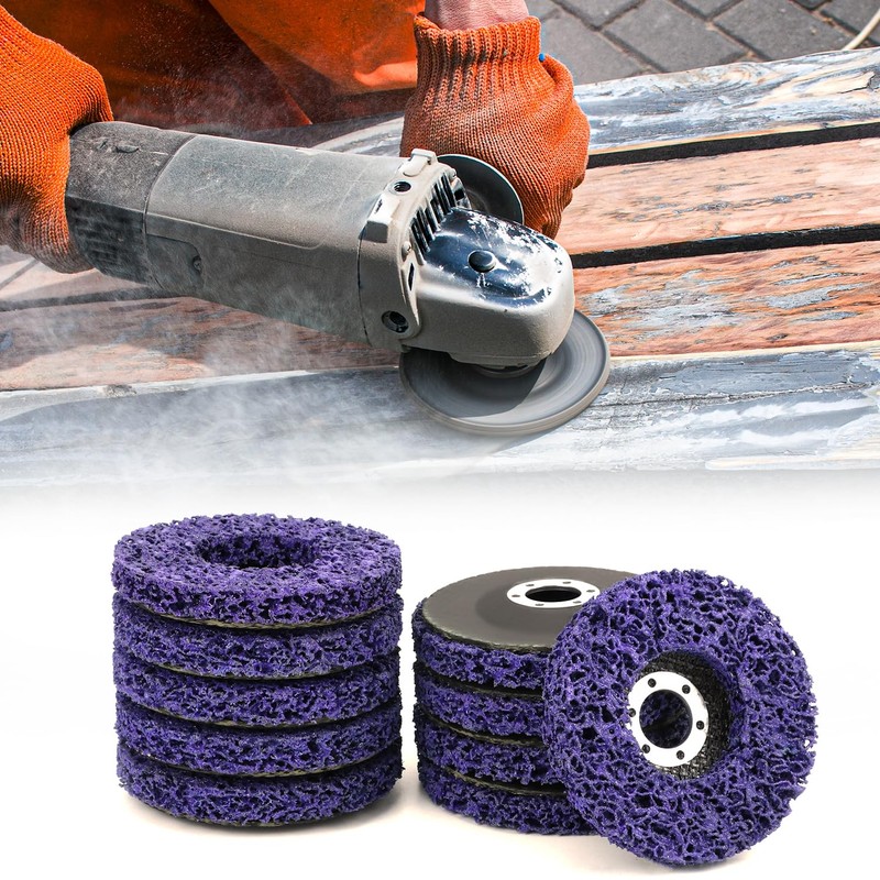 QWORK 4-1/2" x 7/8'' Stripping Discs Rust Remover Wheel -