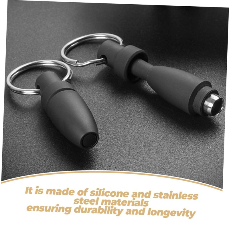Baluue 2pcs Smoking Essential Keychain Puncher Hole Opening Tool Mini