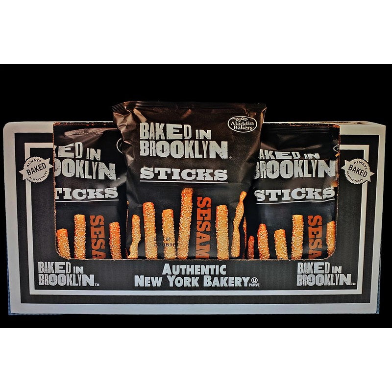 Baked in Brooklyn Breadsticks Certified Kosher - Sesame 6 oz