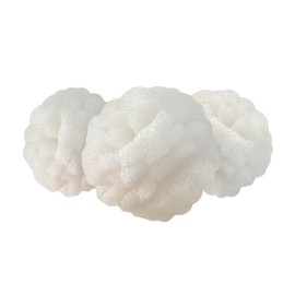 3-Pack Facial Buff - Foam Scrubber Loofah for Exfoliation & Cleansing Face - Removes Oil, Dirt, Dead Skin & Makeup - Sensitive, Dry, Oily or Combination Skin - Gentle to Clinical Strength (White)