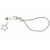 Miniblings Pendant Silver Christmas Star Asterisk Cell Phone Pendant