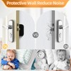 6 PCS Door Stoppers Wall Protector with Strong Self-Adhesive Backing