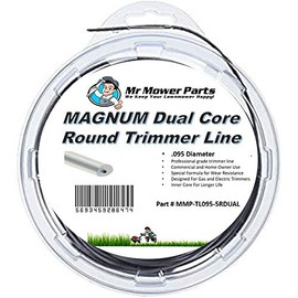 Mr Mower Parts Heavy-Duty Magnum Dual Core Round Trimmer Line .095 0.5 kg Donut