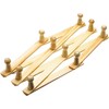 Maestro craft Wooden Wall Hanger, Expandable 10 Peg Coat Rack,