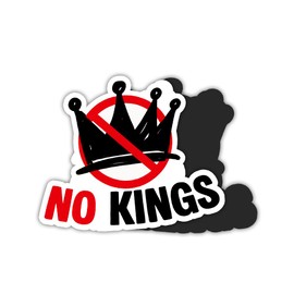 BAVAHA No Kings Since 1776 Magnetic Bumper Sticker Resist Protest 8647 FDT Magnet Social Justice Equality Human Rights Magnet Political Gifts Decorations Car Fridge Locker Gifts for Friends Coworker
