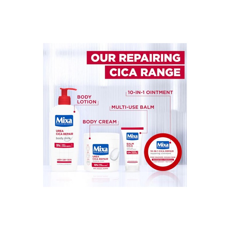 Mixa Multi-Use Balm Cica, Multi-Use Recovery Balm for Irritated Dry