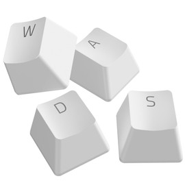 Razer Pbt - Kit de teclas para personalizacion de teclados mecánicos y ópticos, Color Mercury/ Blanco