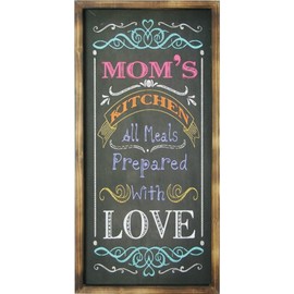 Hanna's Handiworks Colorful Rustic Chalk Board Wall Art(Moms)